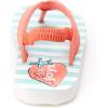 imageSimple Joys by Carters Girls and Toddlers Kimmie Nora Jelly Sandal SetSilverTurquoise Blue Stripe