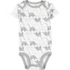 imageSimple Joys by Carters BabyBoys 6Pack ShortSleeve BodysuitMulticolorAnchorDinosaurStripeWhale