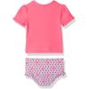 imageSimple Joys by Carters Toddlers and Baby Girls 2Piece Assorted Rashguard SetsPink Anchor PrintSalmon Pink Crab