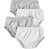 imageSimple Joys by Carters BabyGirls 4Pack Diaper CoversGrey Heather