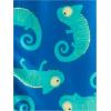 imageSimple Joys by Carters babyboys LooseFit Polyester Jersey Footed PajamasBlue ChameleonGrey SharkRed Stripe