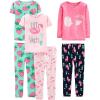 Green Strawberries/Navy/Pink Flamingo/Rose Llama Print
