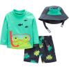 imageSimple Joys by Carters BabyBoys Swimsuit Trunk and Rashguard SetFrogs
