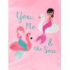image:imageSimple Joys by Carters babygirls 2Piece Assorted Rashguard SetsAqua Green SwanPink Mermaid