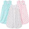 image:imageSimple Joys by Carters unisexbaby 2pack Microfleece Longsleeve SleepbagHeartsOwl