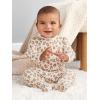 image:imageSimple Joys by Carters babygirls Cotton and Fleece Footed Sleep and Play Pack of 2CheetahForest Animals
