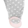 image:imageSimple Joys by Carters babygirls Cotton and Fleece Footed Sleep and Play Pack of 2Grey HeartsLavender Floral