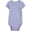 image:imageSimple Joys by Carters BabyGirls 6Pack ShortSleeve BodysuitMulticolorButterfliesDotsDucksStripe