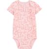 image:imageSimple Joys by Carters BabyGirls 6Pack ShortSleeve BodysuitMulticolorCatDotsFloral