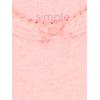 image:imageSimple Joys by Carters BabyGirls 6Pack ShortSleeve BodysuitMulticolorSolid Colors