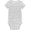 image:imageSimple Joys by Carters BabyGirls 6Pack ShortSleeve BodysuitPinkBlackWhite