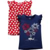 image:imageSimple Joys by Carters Girls ShortSleeve Shirts and Tops Pack of 3FloralFireworks