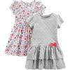 Grey Hearts/White Floral