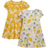 Grey Pineapple/Mustard Yellow Flowers