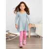 image:imageSimple Joys by Carters Girls 2Pack LongSleeve Dress SetBrown Animal PrintDusty Blue