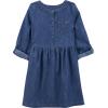 image:imageSimple Joys by Carters Girls 2Pack LongSleeve Dress SetBrown CheetahDark Denim