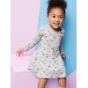 image:imageSimple Joys by Carters Girls 2Pack LongSleeve Dress SetGrey FloralPlum