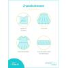 image:imageSimple Joys by Carters Girls 2Pack LongSleeve Dress SetOlivePink
