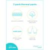 image:imageSimple Joys by Carters UnisexBaby 3Pack Thermal PantsBeigeDark GreyGrey