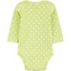 image:imageSimple Joys by Carters babygirls 5pack Longsleeve BodysuitLime GreenLight BluePink