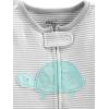 image:imageSimple Joys by Carters unisexbaby Neutral 2pack Cotton Footed Sleep and PlayGrey TurtleWhite Llama