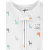 image:imageSimple Joys by Carters unisexbaby Neutral 2pack Cotton Footed Sleep and PlayGrey TurtleWhite Llama