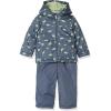 image:imageSimple Joys by Carters babygirls 2piece Snowsuit Set Winter Jacket and Skibib PantsSlate Grey Dinosaur