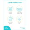 image:imageSimple Joys by Carters UnisexBaby 2Pack Holiday LongSleeve TeesGrey JollyRed Dog Print