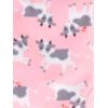 image:imageSimple Joys by Carters Girls 4piece Polyester PajamasBlack BallerinaLight PinkPink CowSwans
