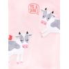 image:imageSimple Joys by Carters Girls 4piece Polyester PajamasBlack BallerinaLight PinkPink CowSwans