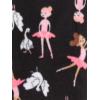 image:imageSimple Joys by Carters Girls 4piece Polyester PajamasBlack BallerinaLight PinkPink CowSwans
