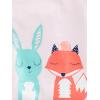 image:imageSimple Joys by Carters Girls 4piece Polyester PajamasBlue Text PrintLight Pink FloralPink Forest Animals