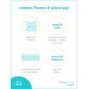 image:imageSimple Joys by Carters Girls 4piece Polyester PajamasGrey PandaPink DonutWhite Text PrintDots