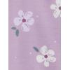 image:imageSimple Joys by Carters girls LooseFit Flame Resistant Fleece Footed PajamasFloral Cherry