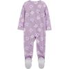 image:imageSimple Joys by Carters girls LooseFit Flame Resistant Fleece Footed PajamasFloral Cherry