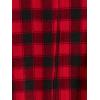 image:imageSimple Joys by Carters unisexchild Holiday Loosefit Flame Resistant Fleece Footed PajamasBearBuffalo Check