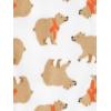 image:imageSimple Joys by Carters unisexchild Holiday Loosefit Flame Resistant Fleece Footed PajamasBearBuffalo Check