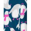 image:imageSimple Joys by Carters unisexchild Holiday Loosefit Flame Resistant Fleece Footed PajamasFair IslePenguin