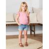 image:imageSimple Joys by Carters Baby and Toddler Girls 2Pack 4th of July TopsGrey Polka DotPinkYellow Flowers