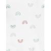 image:imageSimple Joys by Carters BabyBoys 6Pack ShortSleeve BodysuitAnimalRainbowStripeText Print
