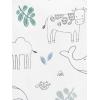 image:imageSimple Joys by Carters BabyBoys 6Pack ShortSleeve BodysuitAnimalRainbowStripeText Print