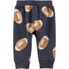 image:imageSimple Joys by Carters babyboys 4piece Bodysuit Top and Pant SetGray Hoodie Football