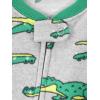 image:imageSimple Joys by Carters babyboys LooseFit Flame Resistant Fleece Footed PajamasBlue FoxGrey CrocodileOrange Bear