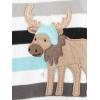 image:imageSimple Joys by Carters babyboys LooseFit Flame Resistant Fleece Footed PajamasBuffalo CheckPolar BearStripe