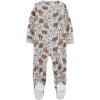 image:imageSimple Joys by Carters babyboys LooseFit Flame Resistant Fleece Footed PajamasBuffalo CheckPolar BearStripe