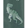 image:imageSimple Joys by Carters babyboys LooseFit Flame Resistant Fleece Footed PajamasDino Zoo Print