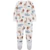 image:imageSimple Joys by Carters babyboys LooseFit Flame Resistant Fleece Footed PajamasDino Zoo Print