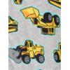 image:imageSimple Joys by Carters babyboys LooseFit Flame Resistant Fleece Footed PajamasGrey ConstructionNavy DinosaurOrange Stripe