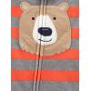 image:imageSimple Joys by Carters babygirls 3pack Loose Fit Flame Resistant Fleece Footless PajamasAlligatorBearFox
