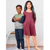 image:imageSimple Joys by Carters Girls 2Pack LongSleeve Dress SetPlumFloral
